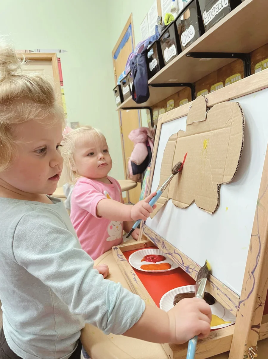 Toddler-1 Toddlers painting